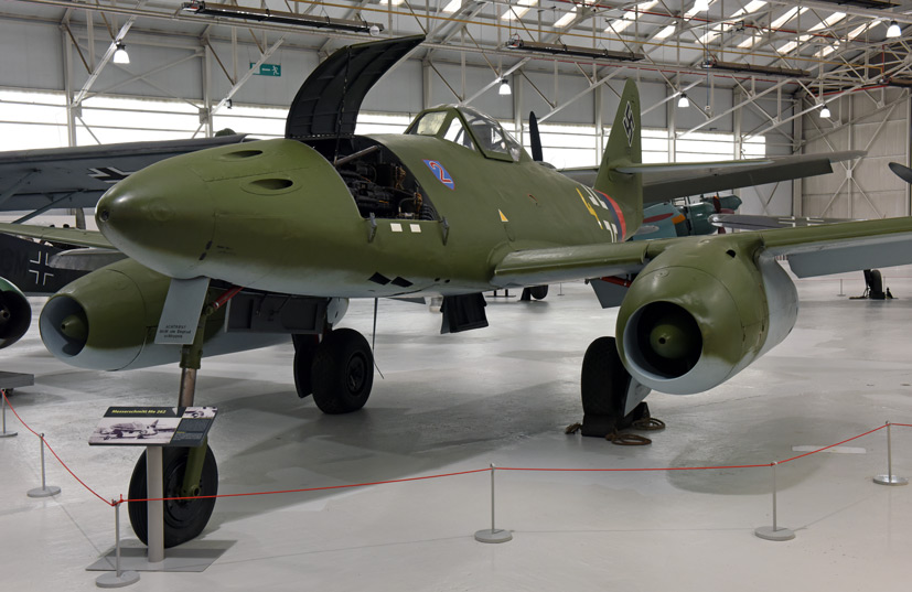 Cosford Messerschmitt Me 262A-2a jet fighter on the Airfix Workbench blog