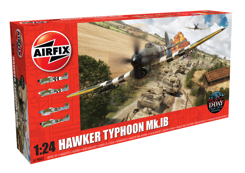 Airfix Hawker Typhoon Mk.IB build A19002