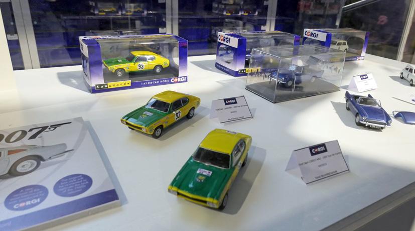 Exclusive hand decorated sample Vanguards models on Corgi die-cast diaries blog