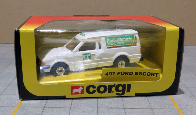 Corgi Ford Escort Van Radio Rentals Feargal Sharkey the Undertones