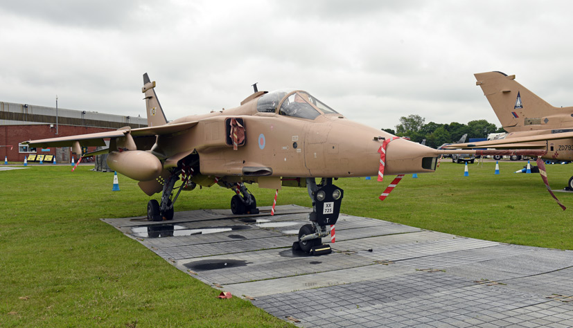 Cosford's home for former RAF 'Big Cats' SEPECAT Jaguars on the Airfix and Corgi Aerodrome blog