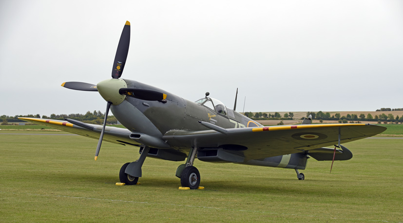 Duxford's Battle of Britain Spitfire tribute to RAF 100 on Airfix and Corgi Aerodrome
