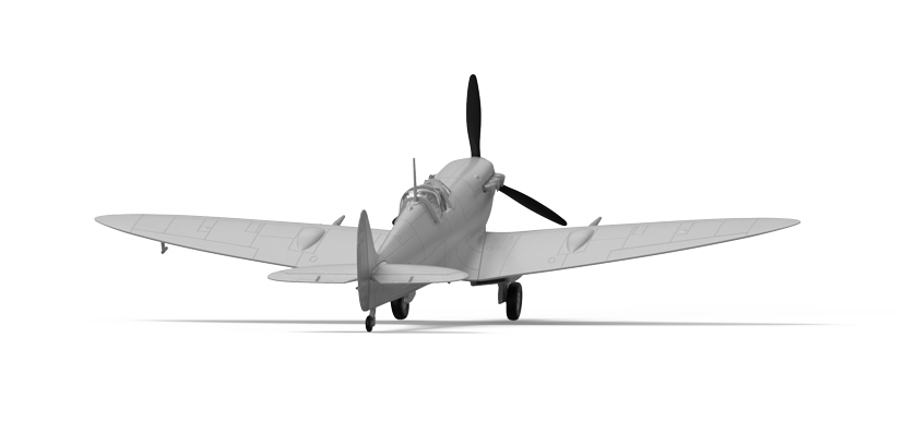 Young Airfix model kit designer works on his first Spitfire on the Airfix Workbench blog