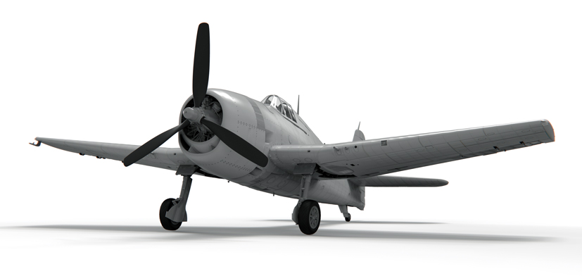 Airfix Scale Modelworld 2018 new large scale Grumman F6F-5 Hellcat announcement on the Airfix Workbench blog