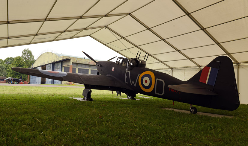 Boulton Paul Defiant Mk.I Nightfighter N1671 on Airfix and Corgi Aerodrome