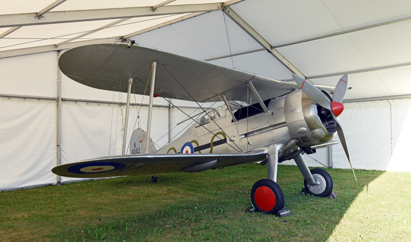RAF Museum Gloster Gladiator Mk.1 K8042 on the Airfix and Corgi Aerodrome blog