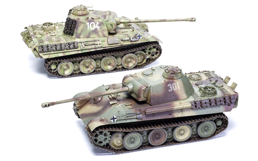 Airfix Panther Ausf G tank model kit A1352 on the Airfix Workbench blog