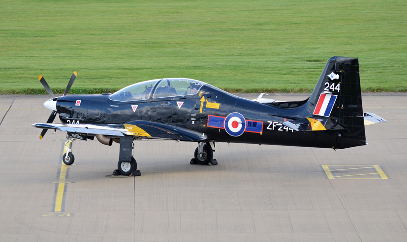 Farewell review to the RAF Short Tucano T.1 trainer on its service retirement on the Airfix and Corgi Aerodrome blog