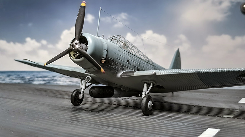 Airfix Vintage Classics Douglas TBD-1 Devastator US Navy on the Airfix Workbench blog