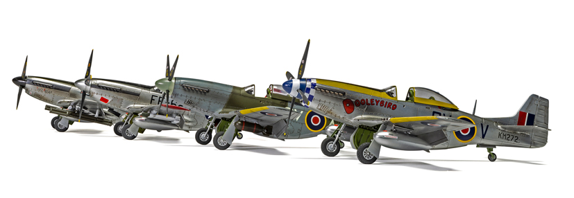North American P-51D Mustang build collection on the Airfix Workbench blog