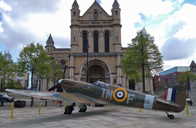 Supermarine Spitfire Mk.IIa P7823 / TM-F 'Down Belfast Telegraph Spitfire Fund' - 100 Years of the RAF