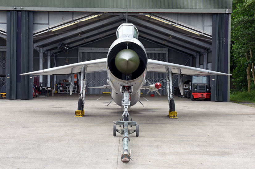 Exclusive Lightning Preservation group four Lightning gathering on Airfix and Corgi Aerodrome