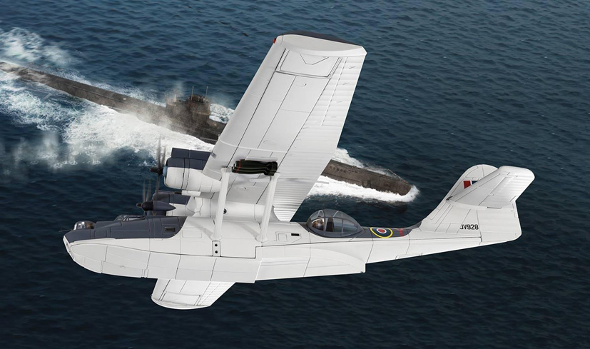 Corgi 1/72nd scale Consolidated Catalina Mk.IVA, which was flown by Flight Lieutenant John Cruickshank 