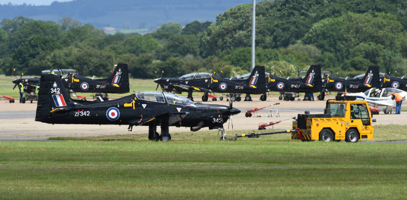 RAF Linton on Ouse Tucano T1 retirement base visit on the Airfix and Corgi Aerodrome blog