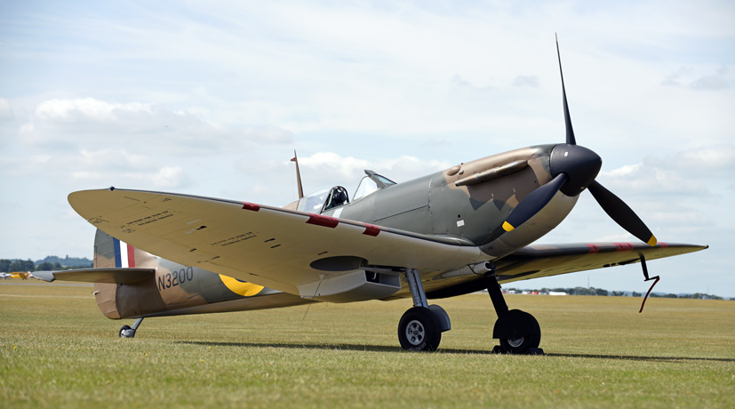 The Lytham St Annes Memorial Spitfire Vb W3644 on Airfix and Corgi Aerodrome
