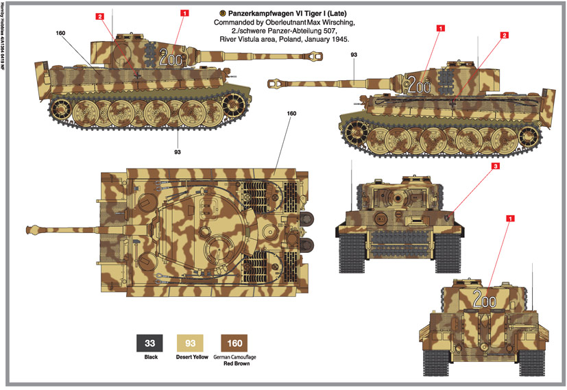 Latest Airfix large scale German Panzerkampfwagen VI Tiger I Late A1364 on the Airfix Workbench blog