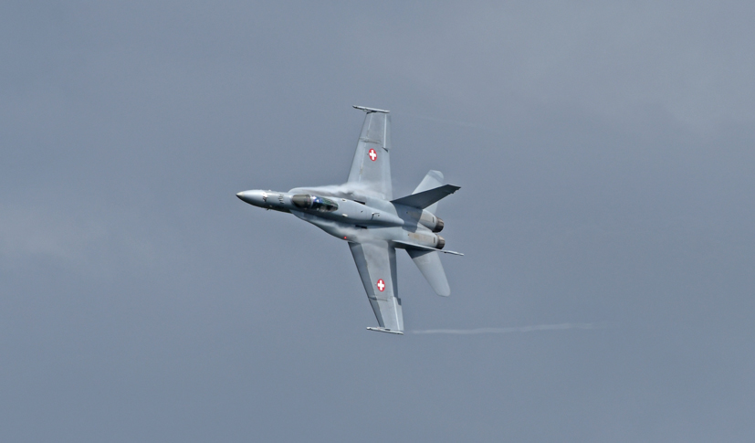 Swiss Air Force McDonnell Douglas F/A-18 Hornet at Cosford Airshow on the Airfix and Corgi Aerodrome blog