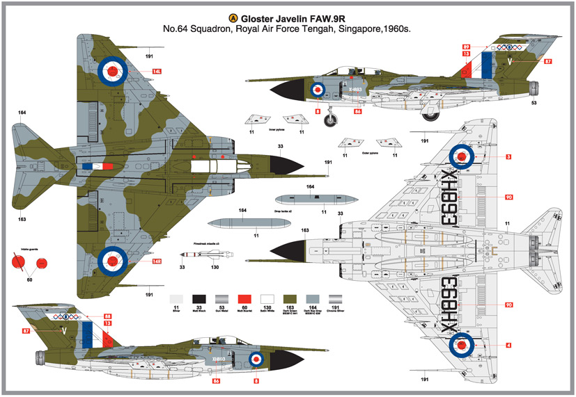 The last aircraft to carry the Gloster name, the Javelin was the first production delta aircraft in the world Airfix Gloster Javelin model kit reissue on the Airfix Workbench blog
