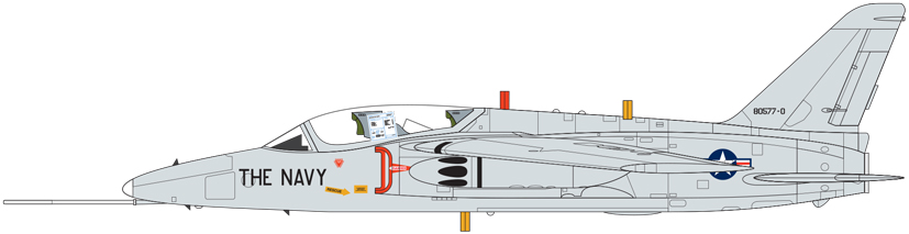 Airfix Folland Gnat T.1 XS100 RAF No.4 Flying Training School RAF Valley A02105