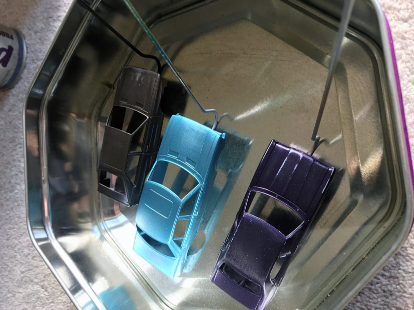 How a Corgi Vanguards hand decorated sample model is produced on Corgi die-cast diaries blog