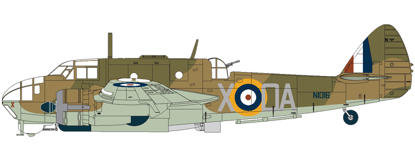 Scheme details to be included in the first release of the new Airfix Bristol Beaufort Mk.I model kit Airfix Bristol Beaufort Mk.I model kit scheme detail and box artwork review on the Airfix Workbench blog