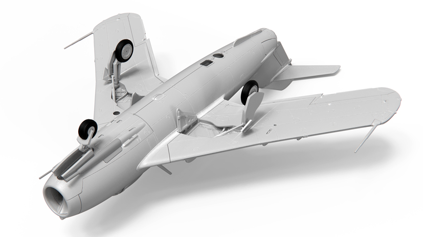 Exclusive development images from the new Airfix Mikoyan-Gurevich MiG 17 on the Airfix Workbench blog