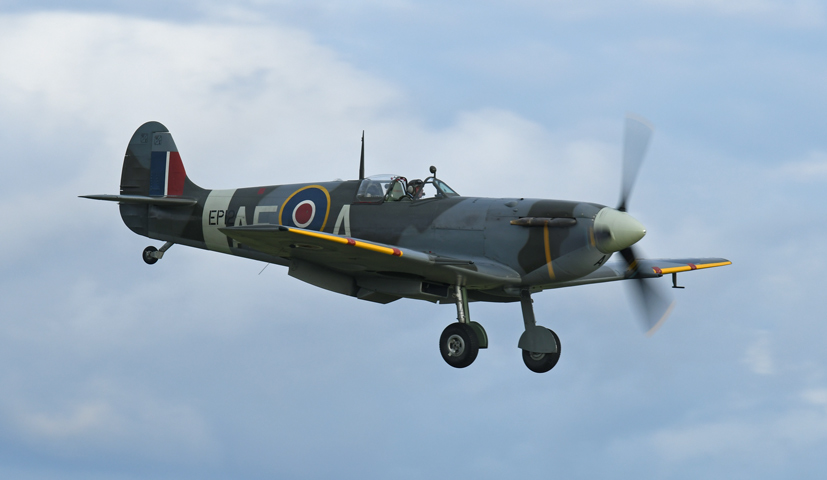 Duxford's Battle of Britain Spitfire tribute to RAF 100 on Airfix and Corgi Aerodrome
