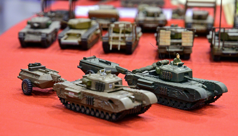 D-Day model displays at this years Telford Scale Modelworld show on the Airfix Workbench blog