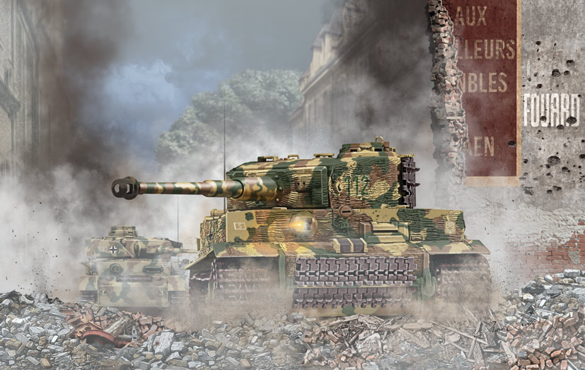 Latest Airfix large scale German Panzerkampfwagen VI Tiger I Late A1364 on the Airfix Workbench blog