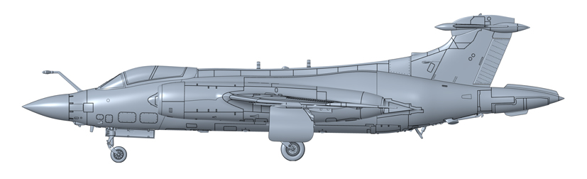 Exclusive development images from the new Airfix Blackburn Buccaneer S Mk.2 A06021on the Airfix Workbench blog