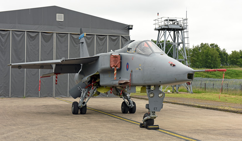 Cosford's home for former RAF 'Big Cats' SEPECAT Jaguars on the Airfix and Corgi Aerodrome blog