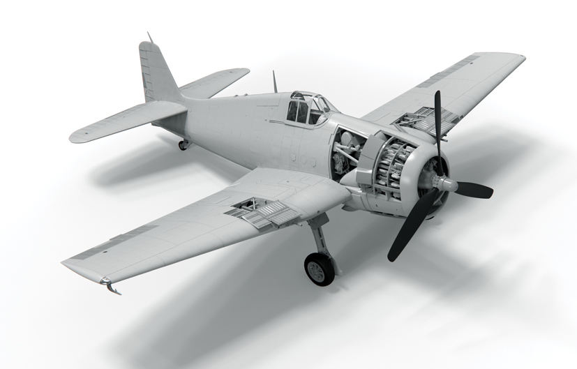 Airfix Scale Modelworld 2018 new large scale Grumman F6F-5 Hellcat announcement on the Airfix Workbench blog