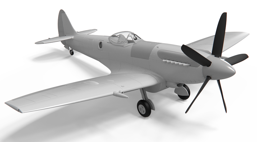 New Airfix Supermarine Spitfire XIV tooling A05135 on the Airfix Workbench blog