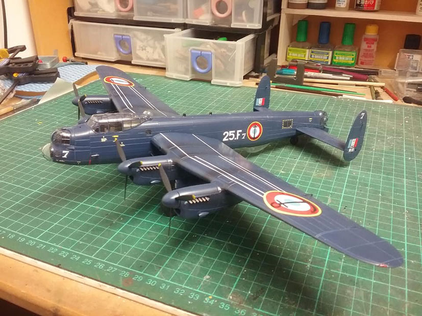 Airfix Avro Lancaster NX611 Just Jane Lincolnshire Aviation Heritage Centre on Airfix Workbench blog