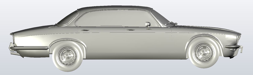 Exclusive Corgi Vanguards Jaguar XJ6 scan and CAD development on Corgi die-cast diaries blog