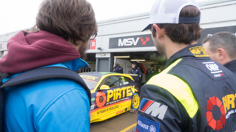 BTCC Media Day Andrew Jordan