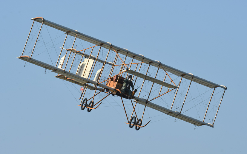 Shuttleworth Season Premier Airshow review Bristol Boxkite on Airfix and Corgi Aerodrome