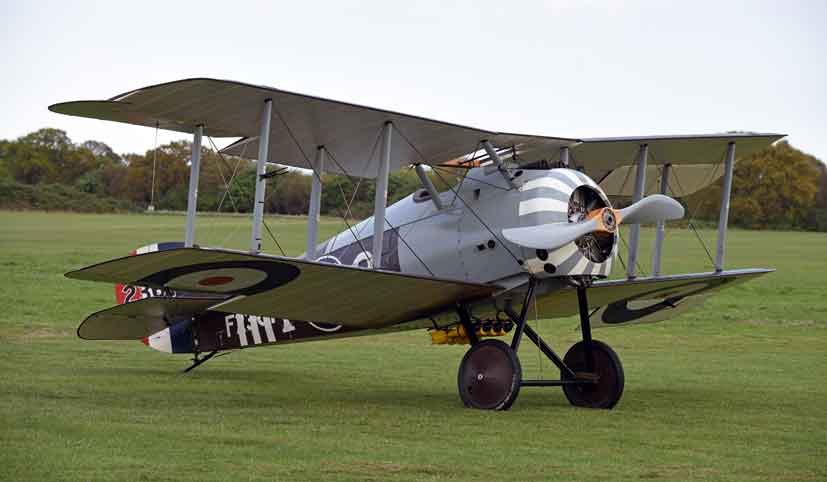 The Sopwith Snipe would have been one of the last aircraft based at the aerodrome