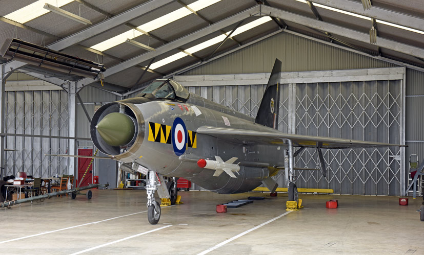 Exclusive Lightning Preservation group four Lightning gathering on Airfix and Corgi Aerodrome