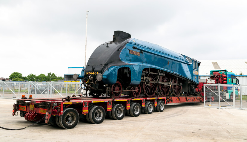 Famous steam locomotive Bittern arrives at the former Hornby Hobbies Margate factory on Corgi die-cast diaries blog