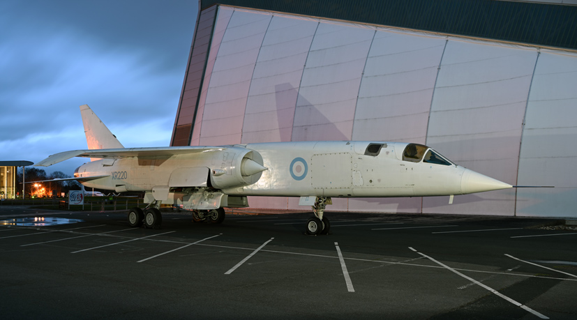 Special RAF Museum night photography event featuring British Aircraft Corporation TSR2 XR220 on the Airfix and Corgi Aerodrome blog