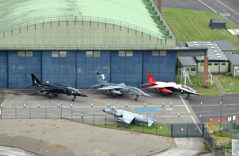 Cosford's home for former RAF 'Big Cats' SEPECAT Jaguars on the Airfix and Corgi Aerodrome blog