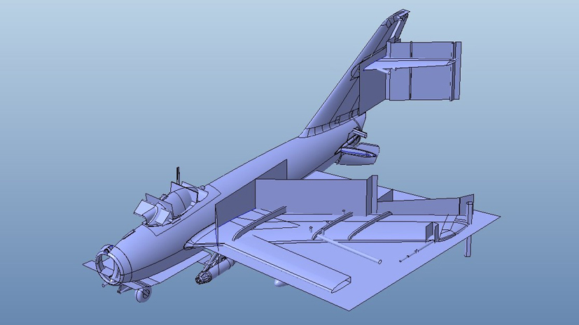 Exclusive development images from the new Airfix Mikoyan-Gurevich MiG 17 on the Airfix Workbench blog
