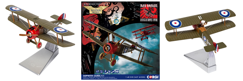 Corgi model releases mark the final flight of Manfred von Richthofen The Red Baron on Corgi die-cast diaries blog