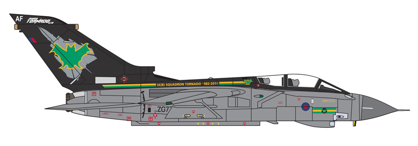 Exclusive Corgi RAF retirement Tornado GR4 No.IX(B) Squadron 'The Bats' AA33620 on Corgi die-cast diaries blog