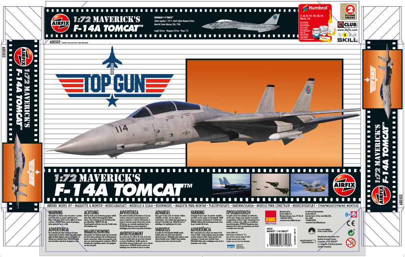 Airfix model kits pay tribute to the new Top Gun movie on the Airfix Workbench blog
