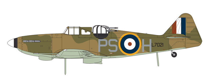 Airfix Battle of Britain Boulton Paul Defiant Mk.I A05128A on the Airfix Workbench blog