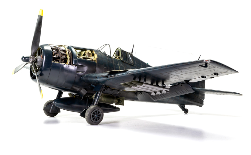 Exclusive new Airfix 1/24th scale Grumman F6F-5 Hellcat A19004 on the Airfix Workbench blog