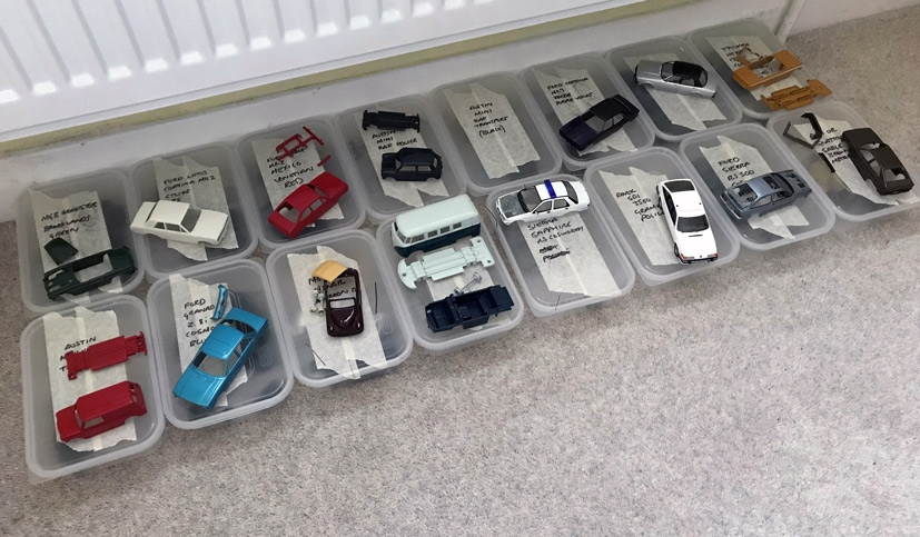 How a Corgi Vanguards hand decorated sample model is produced on Corgi die-cast diaries blog