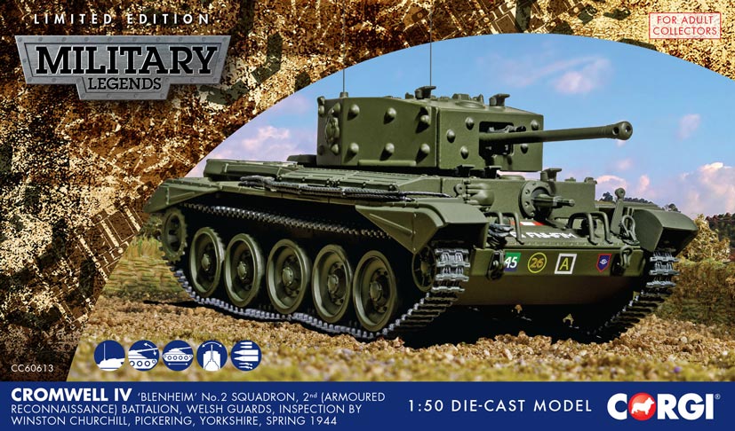 New Corgi Military Legends British Cromwell Tank CC60613 on Corgi die-cast diaries blog